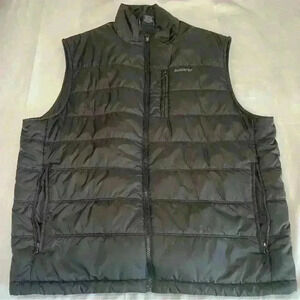 Solaris Men's Black Outdoors Lightweight Puffer Vest Jacket Size 2XB Outdoor
